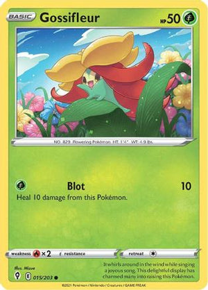 Gossifleur 15/203 - Evolving Skies Reverse Holofoil - Poke-Collect