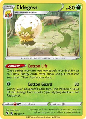 Eldegoss 16/203 - SWSH07 Evolving Skies Holofoil - Poke-Collect