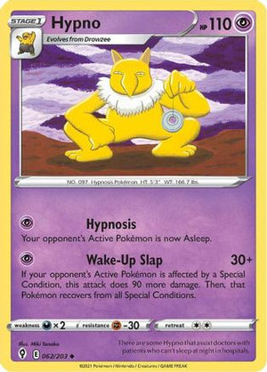 Hypno 62/203 - SWSH07 Evolving Skies - Poke-Collect