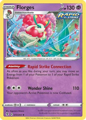 Florges 73/203 - Evolving Skies Holofoil - Poke-Collect