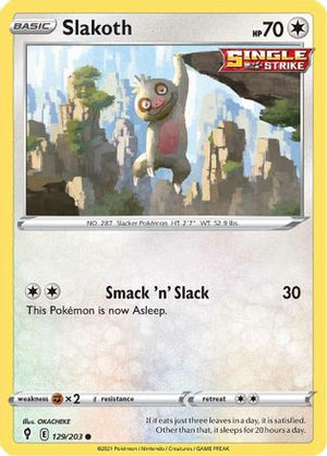 Slakoth 129/203 - Evolving Skies - Poke-Collect