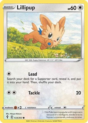 Lillipup 133/203 - Evolving Skies - Poke-Collect