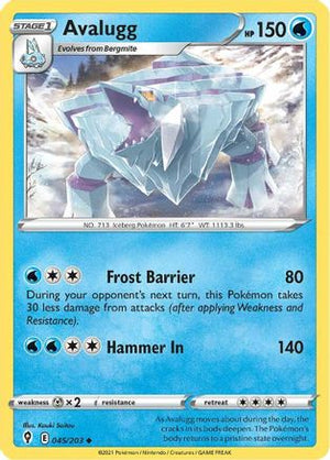 Avalugg 45/203 - Evolving Skies - Poke-Collect