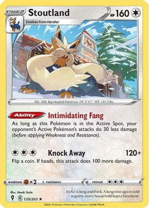 Stoutland 135/203 - Evolving Skies - Poke-Collect