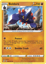 Boldore 87/203 - SWSH07 Evolving Skies Reverse Holofoil - Poke-Collect