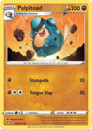 Palpitoad 89/203 - Evolving Skies - Poke-Collect