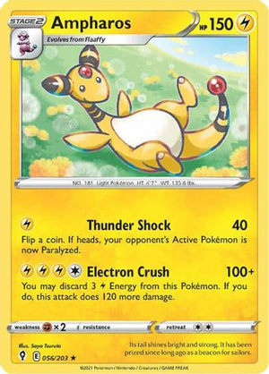 Ampharos 56/203 - Evolving Skies Reverse Holofoil - Poke-Collect