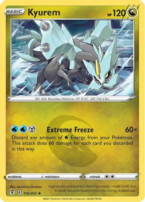 Kyurem 116/203 - Evolving Skies Reverse Holofoil - Poke-Collect