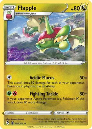 Flapple 120/203 - SWSH07 Evolving Skies - Poke-Collect