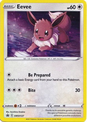 Eevee - SWSH127 SWSH127/307 - SWSH Sword & Shield Promo Cards Holofoil - Poke-Collect