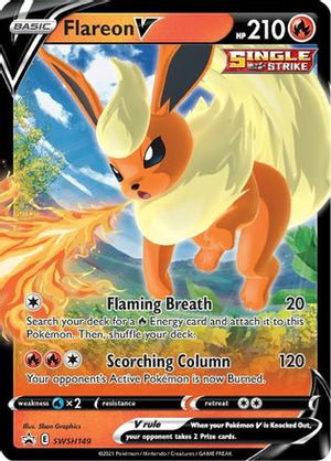 Flareon V SWSH149/307 - SWSH Black Star Promos Holofoil - Poke-Collect