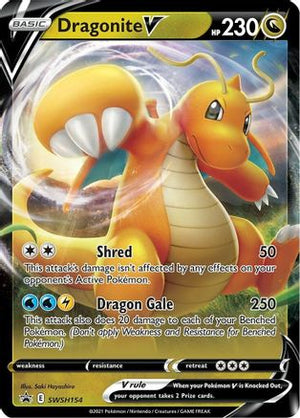 Dragonite V SWSH154/307 - SWSH Black Star Promos Holofoil - Poke-Collect
