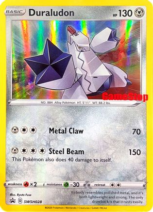 Duraludon - SWSH028 (Gamestop Exclusive) SWSH028 - Miscellaneous Cards & Products Holofoil - Poke-Collect