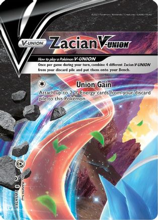 Zacian V-UNION SWSH163/307 - SWSH Black Star Promos Holofoil - Poke-Collect