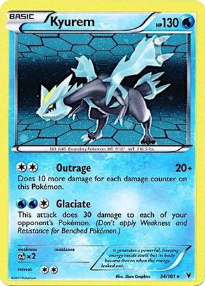 Kyurem - 34/101 (Cosmos Holo) 34 - Miscellaneous Cards & Products Holofoil - Poke-Collect