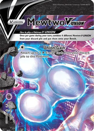 Mewtwo V-UNION SWSH159/307 - SWSH Black Star Promos Holofoil - Poke-Collect