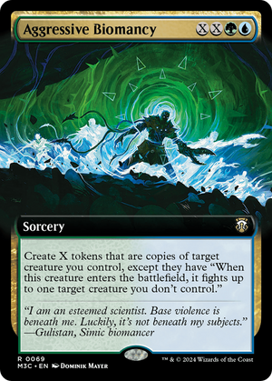 Aggressive Biomancy (M3C-069) - Modern Horizons 3 Commander: (Extended Art)