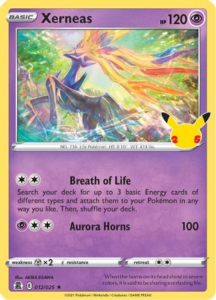 Xerneas 12/25 - Celebrations Holofoil - Poke-Collect
