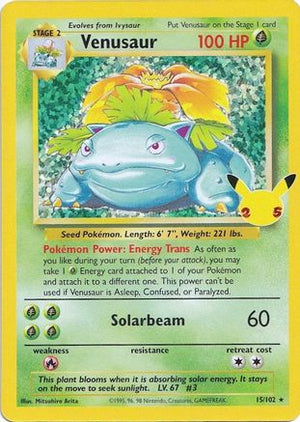 Venusaur 15 - Celebrations Classic Collection Holofoil - Poke-Collect