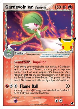 Gardevoir ex δ 93/25 - Celebrations Classic Collection Holofoil - Poke-Collect