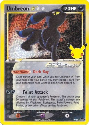 Umbreon ★ 17/25 - Celebrations Classic Collection Holofoil - Poke-Collect