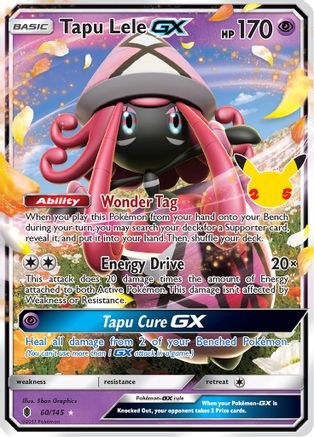 Tapu Lele-GX 60/25 - Celebrations Classic Collection Holofoil - Poke-Collect