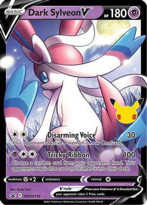 Dark Sylveon V SWSH134/307 - SWSH Black Star Promos Holofoil