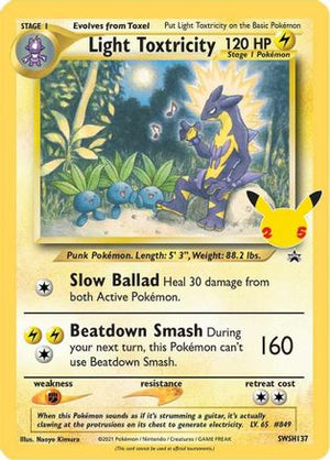Light Toxtricity SWSH137/307 - SWSH Black Star Promos Holofoil - Poke-Collect