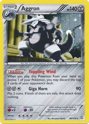 Aggron - 80/124 (Cosmos Holo) 80 - Blister Exclusives Holofoil
