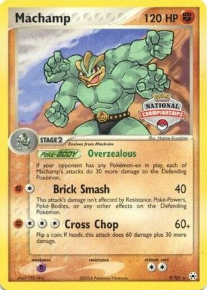 Machamp - 9/101 (National Championships) 9 - League & Championship Cards Holofoil - Poke-Collect