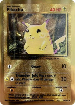 Pikachu - 58/102 (Celebrations Metal Card) 58 - Miscellaneous Cards & Products Holofoil - Poke-Collect