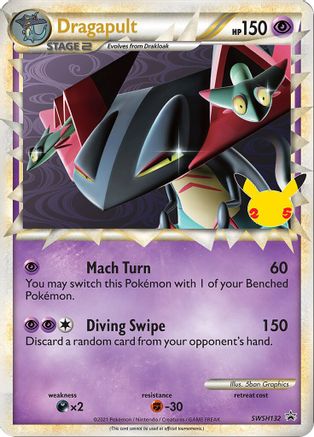 Dragapult (Prime) - SWSH132 SWSH132 - Jumbo Cards Holofoil - Poke-Collect