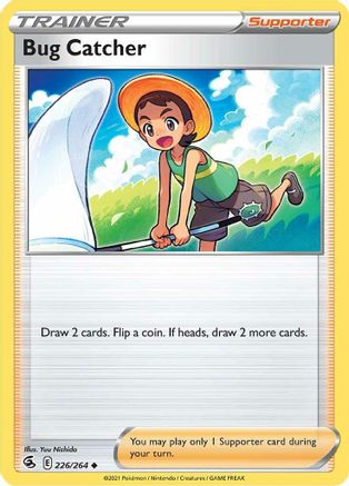 Bug Catcher 226/264 - SWSH08 Fusion Strike Reverse Holofoil - Poke-Collect
