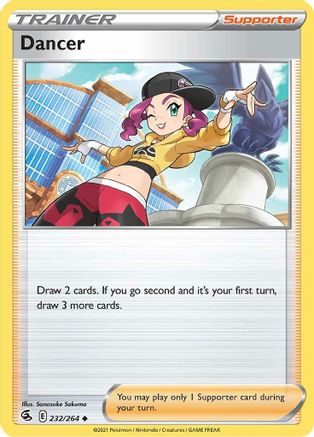 Dancer 232/264 - SWSH08 Fusion Strike Reverse Holofoil - Poke-Collect