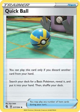 Quick Ball 237/264 - SWSH08 Fusion Strike - Poke-Collect
