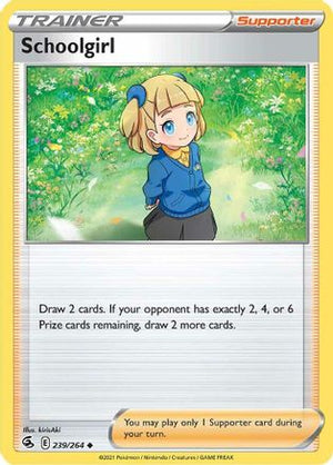 Schoolgirl 239/264 - SWSH08 Fusion Strike - Poke-Collect