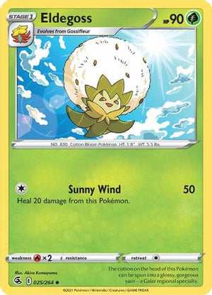 Eldegoss 25/264 - Fusion Strike Reverse Holofoil - Poke-Collect
