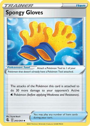 Spongy Gloves 243/264 - Fusion Strike Reverse Holofoil - Poke-Collect