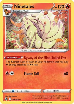 Ninetales (31) 31/264 - SWSH08 Fusion Strike - Poke-Collect