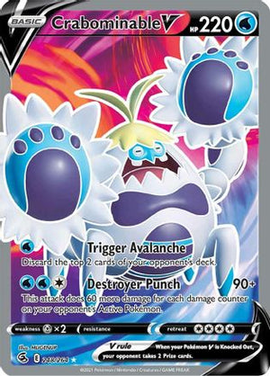 Crabominable V 248/264 - Fusion Strike Holofoil - Poke-Collect