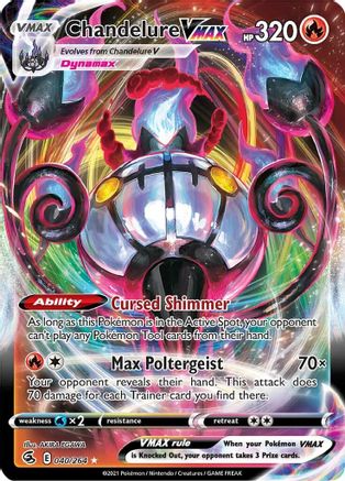 Chandelure VMAX 40/264 - SWSH08 Fusion Strike Holofoil - Poke-Collect