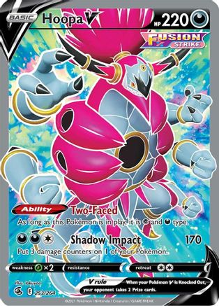 Hoopa V (Full Art) 253/264 - SWSH08 Fusion Strike Holofoil - Poke-Collect