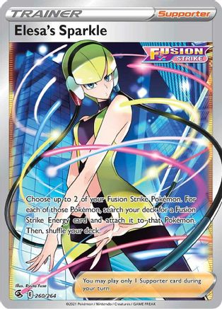 Elesa's Sparkle 260/264 - Fusion Strike Holofoil - Poke-Collect