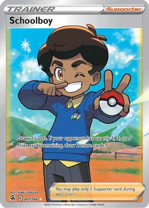 Schoolboy 261/264 - Fusion Strike Holofoil - Poke-Collect