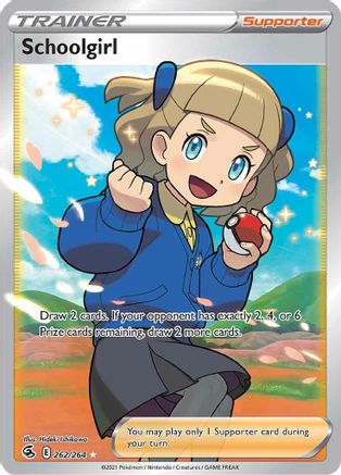 Schoolgirl 262/264 - Fusion Strike Holofoil - Poke-Collect