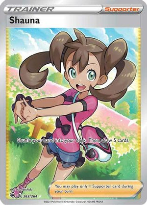 Shauna (Full Art) 263/264 - SWSH08 Fusion Strike Holofoil - Poke-Collect