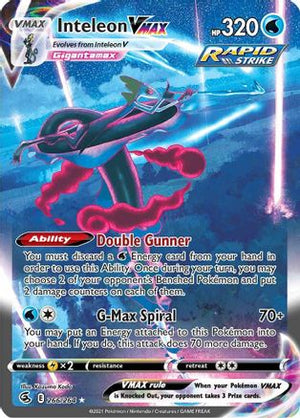 Inteleon VMAX 266/264 - Fusion Strike Holofoil - Poke-Collect