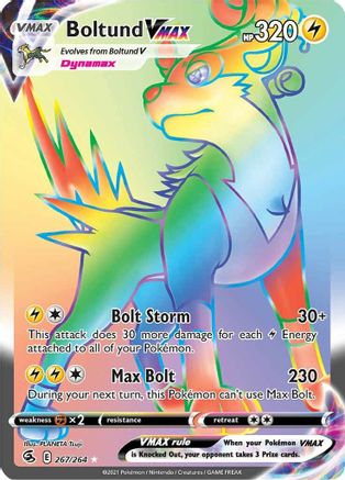 Boltund VMAX 267/264 - Fusion Strike Holofoil - Poke-Collect