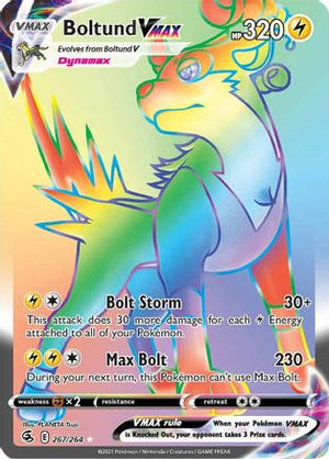 Boltund VMAX 267/264 - Fusion Strike Holofoil - Poke-Collect