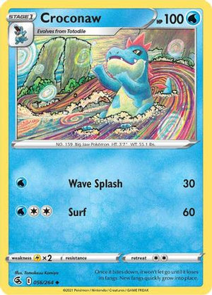 Croconaw 56/264 - Fusion Strike Reverse Holofoil